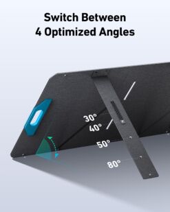 Anker SOLIX 100W Solar Panel Optimum Angles