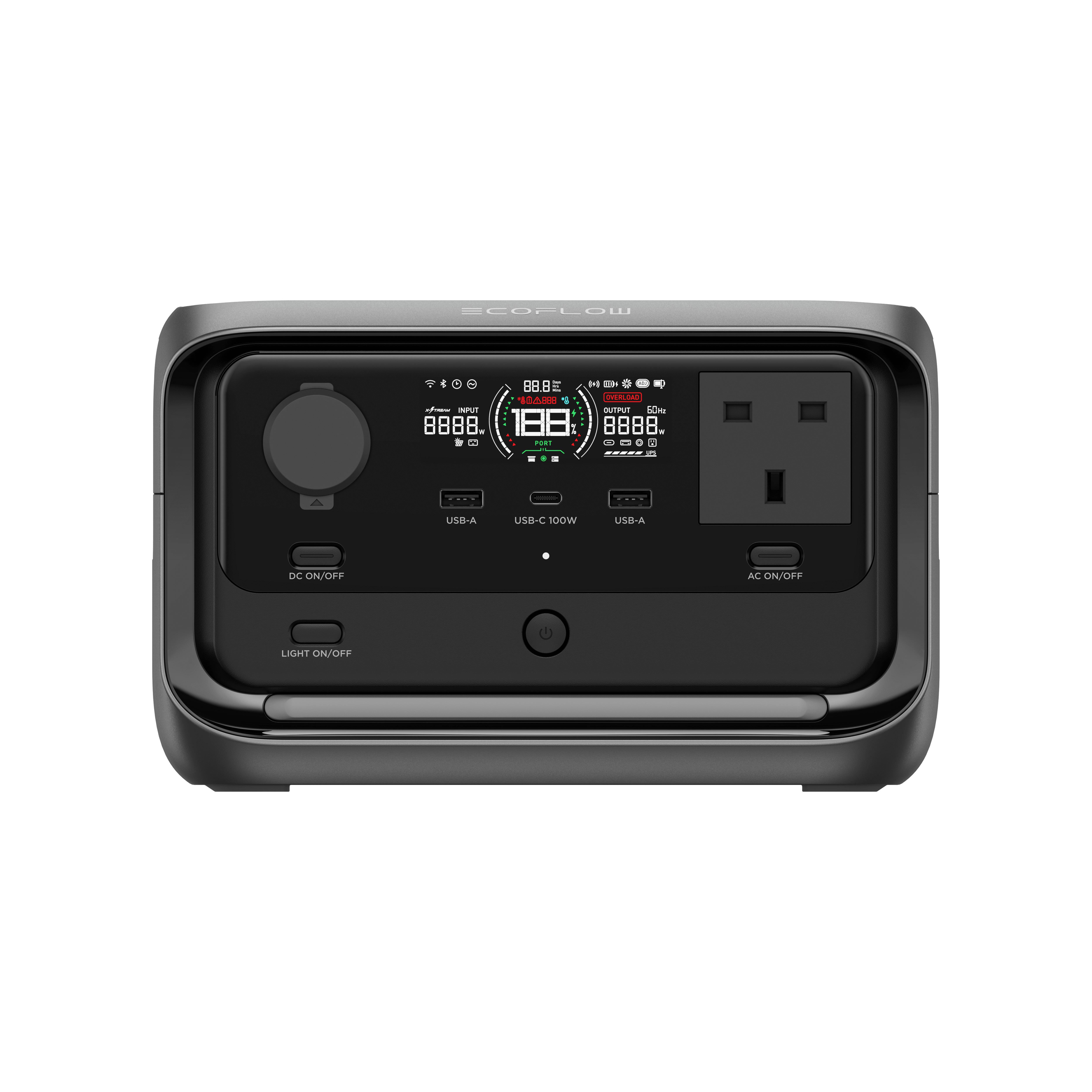 EcoFlow RIVER 3 Plus Portable Power Station Front