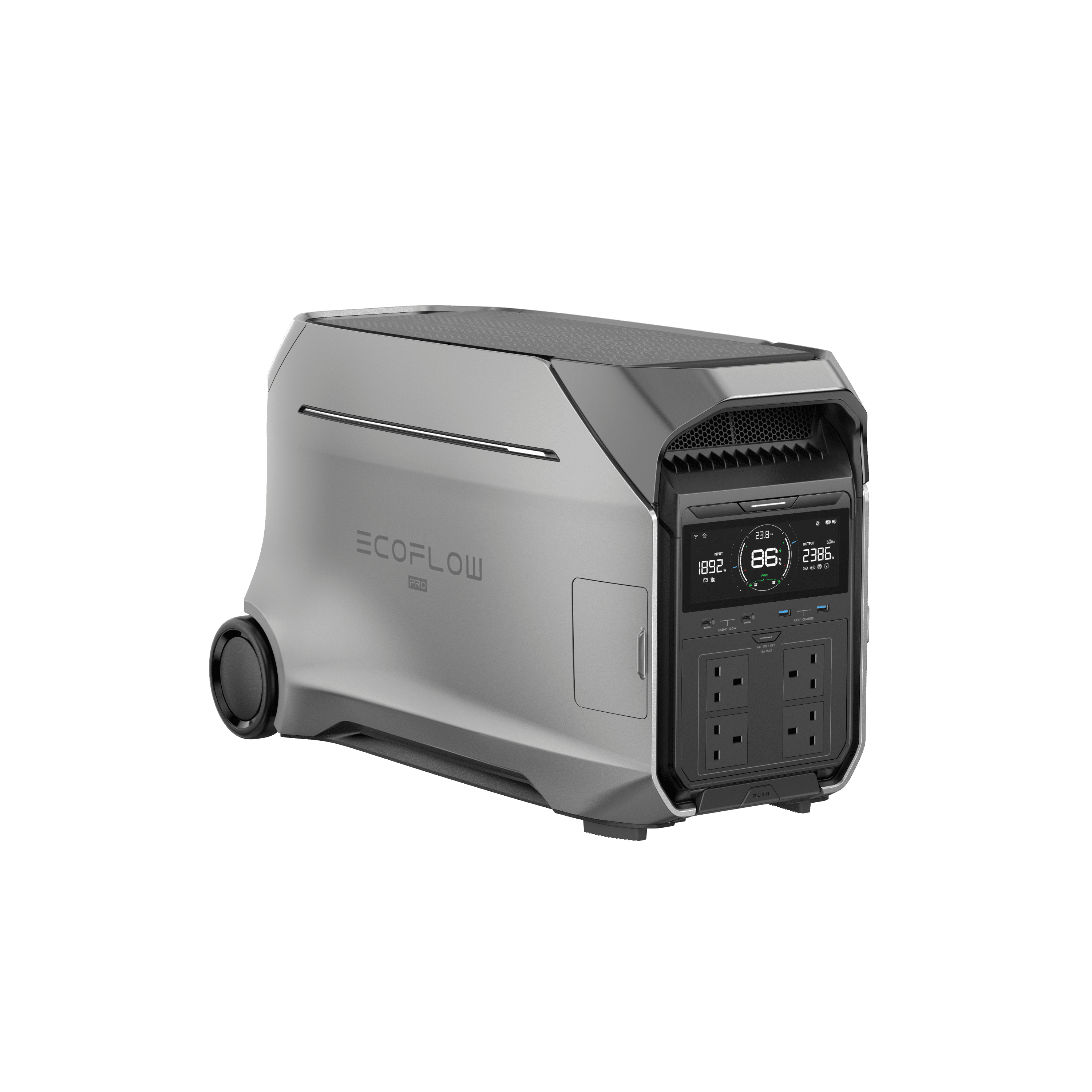 EcoFlow DELTA Pro 3 Power Station Front Angle